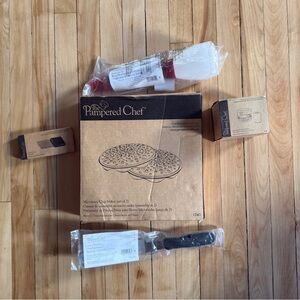 Pampered Chef 5 piece Kitchen tools bundle lot NIB